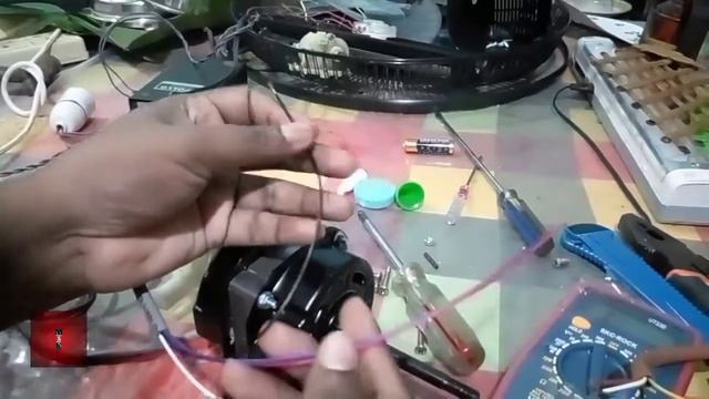 Stand fan repair at home | Fan motor replacement смотреть онлайн