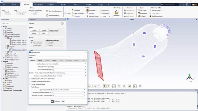 ANSYS Fluent_ Diffusion Controlled Reacting Flow in a Can Combustor смотреть онлайн