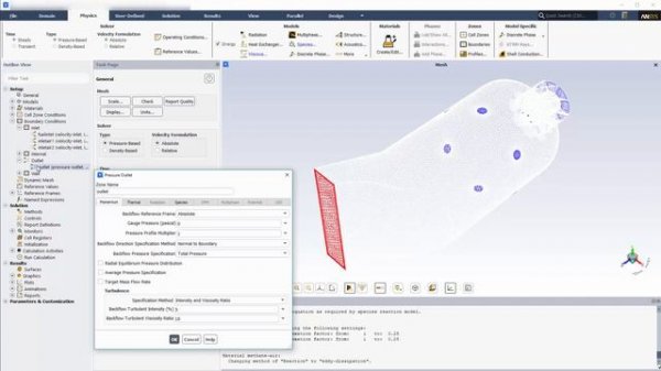ANSYS Fluent_ Diffusion Controlled Reacting Flow in a Can Combustor