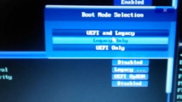 No bootable device is detected
