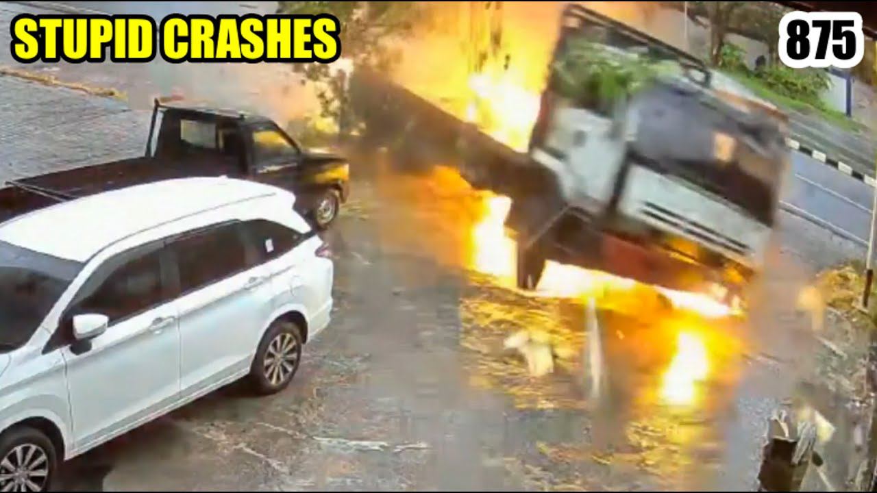Stupid crashes 875 April 2024 car crash compilation смотреть онлайн