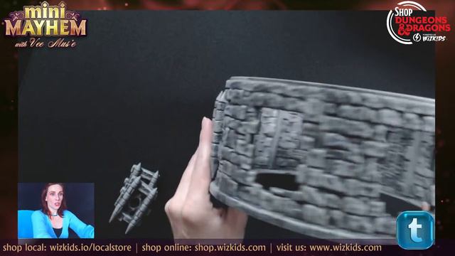 Mini Mayhem with Vee Mus'e: Unboxing D&D Icons of the Realms: The Tower смотреть онлайн