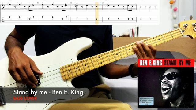 Stand by me - Ben E. King (BASS COVER + TABS) смотреть онлайн