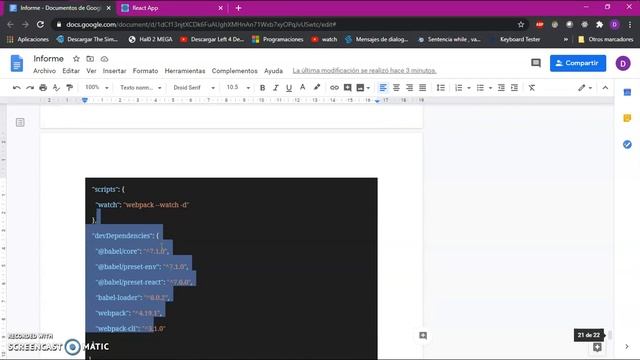 Parte 1- Integración con React y Estructura del Backend смотреть онлайн