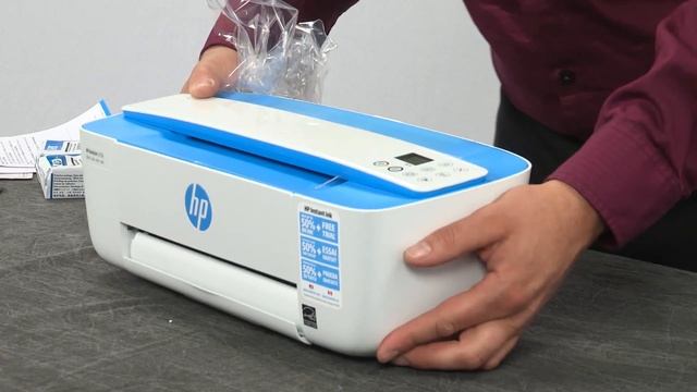 Konfiguracja drukarki serii HP DeskJet 3700 смотреть онлайн