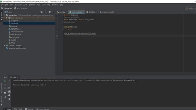 Пишем telegram бота на Python. Часть 2. Telegram API. смотреть онлайн