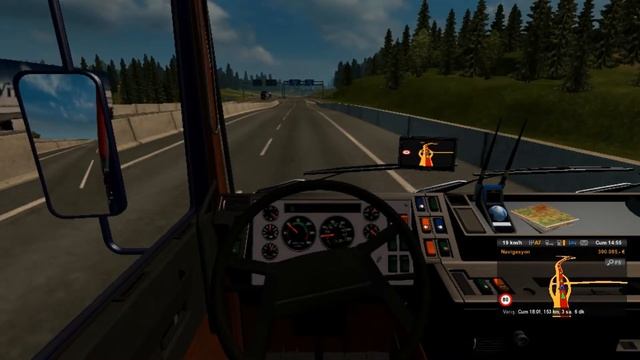 EURO TRUCK SİMULATOR 2 VOLVO F10 MODU смотреть онлайн