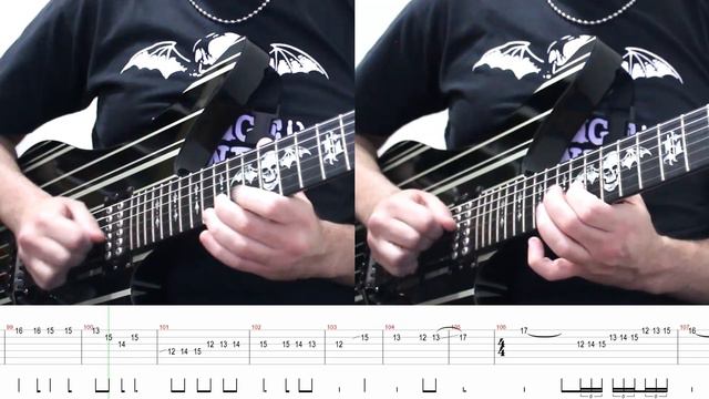 Avenged Sevenfold - Nightmare (Guitar Cover + TABS) смотреть онлайн