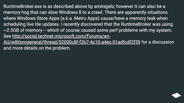 What is the RuntimeBroker.exe process in Windows 8? смотреть онлайн