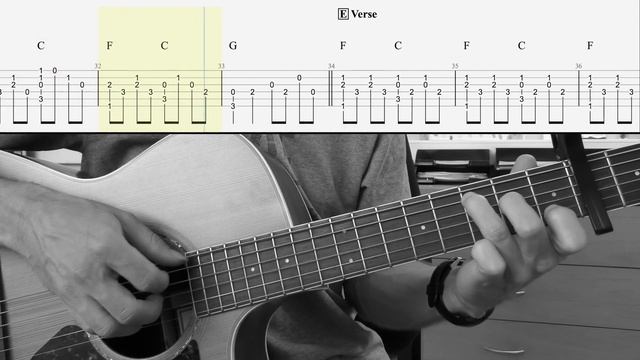 Passenger - Can You Feel the Love Tonight (Elton John) - Guitar Cover with TAB смотреть онлайн