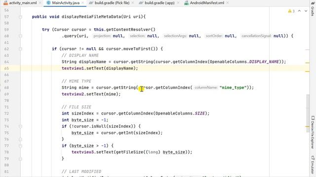 Get Meta Data from Uri of a file смотреть онлайн