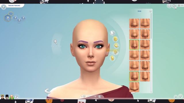 NARUTO SIMS 4 CAS Speedbuild