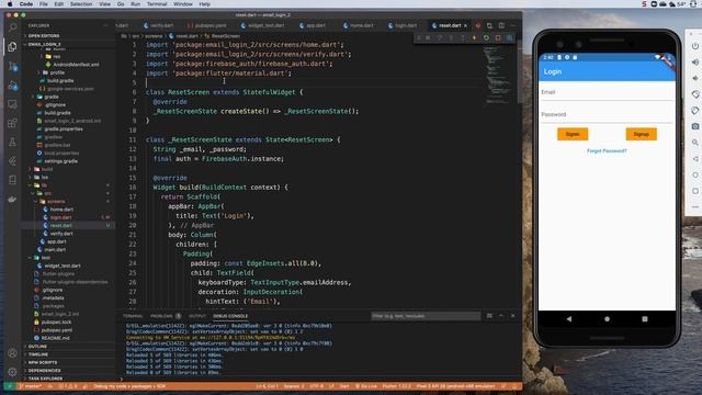 Flutter Firebase Authentication - Reset Password смотреть онлайн