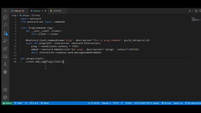 [ Cogs ] How to make Discord bot using python | Making Cogs | in Hindi смотреть онлайн