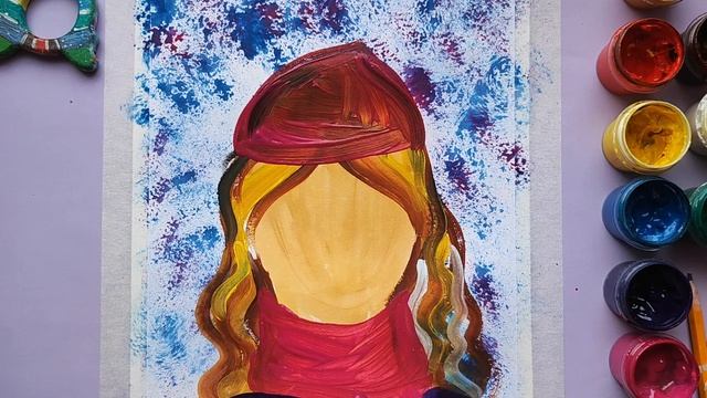 Рисуем портрет Мамы. смотреть онлайн