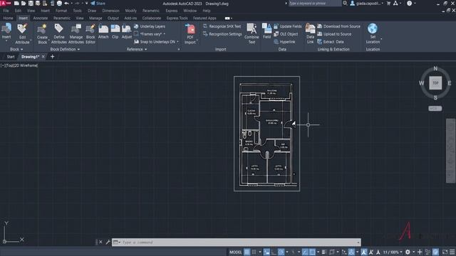 Da .pdf a .dwg - Autocad tutorial ita смотреть онлайн