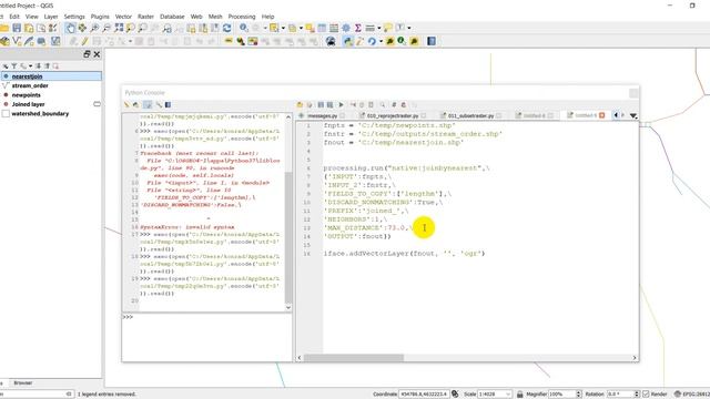QGIS Python (PyQGIS) - Spatial Joins смотреть онлайн