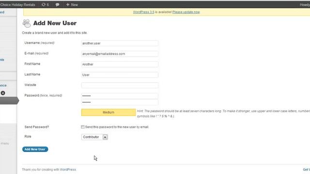 Create a new user with restricted access in Wordpress смотреть онлайн