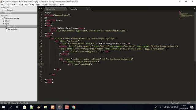 Tutorial Membuat CRUD "Data Mahasiswa" Menggunakan - Sublime Text 3 смотреть онлайн