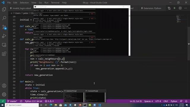 Делаем игру _Жизнь_ на Python - расчет следующе.mp4 смотреть онлайн