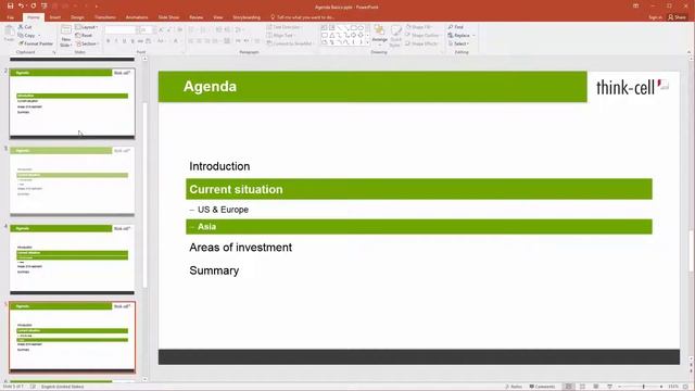 Agenda: Basics (think-cell tutorials) смотреть онлайн