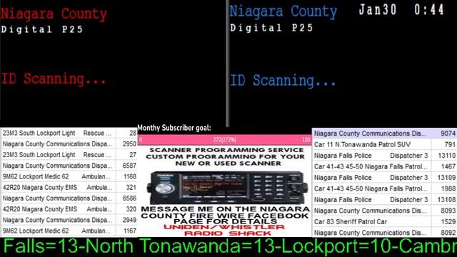01/29/24 Part 2 Niagara County Fire Wire Live Police & Fire Scanner Stream смотреть онлайн