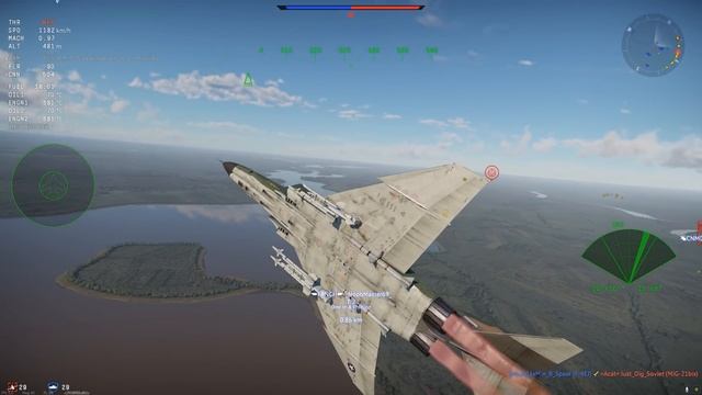 MACH 4 MISSLE GOES YEEEEEEEEEET | F-4E Phantom II (War Thunder) смотреть онлайн