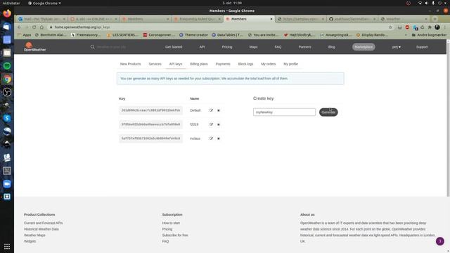 OpenWeatherMap - Get The API Token