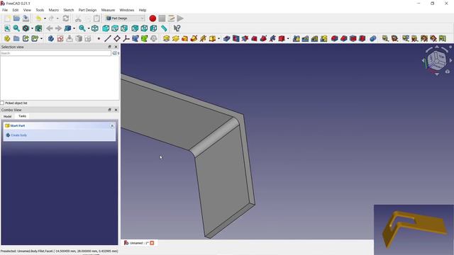 FreeCAD version 0 21 1, 5 simple 3D models, part 2 смотреть онлайн