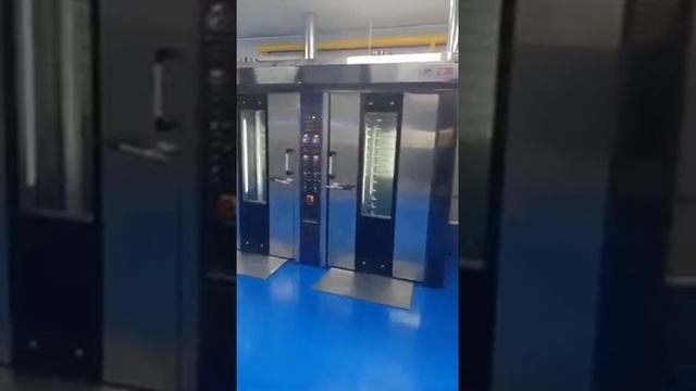 64 trays rotary rack oven two trolleys#bakery equipment factory#bakery equipment sale смотреть онлайн
