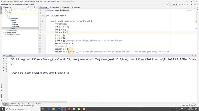 Java operators смотреть онлайн