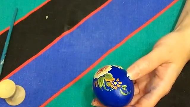 Роспись Деревянного Яйца. Decorative Painting of Egg смотреть онлайн