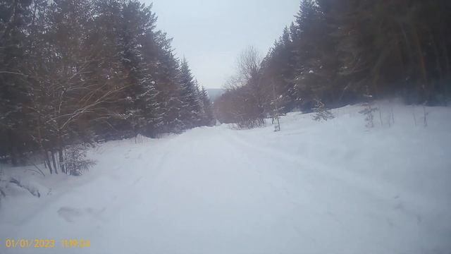 Видео за 01.01.2023 года Еду в сторону пятого микрайона вид камеры заднего смотреть онлайн