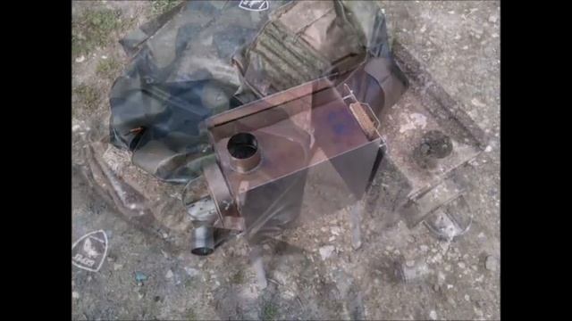 Дровяная печь для палатки Мини от компании Берег смотреть онлайн