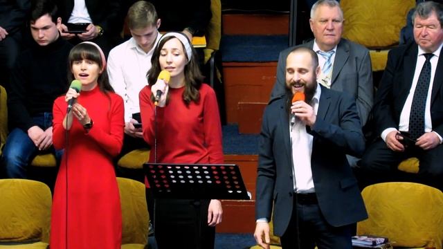 Рождественское Служение в ЦЦ ЕХБ г Кривой Рог(25.12.2022г.) с участием мужского хора. смотреть онлайн