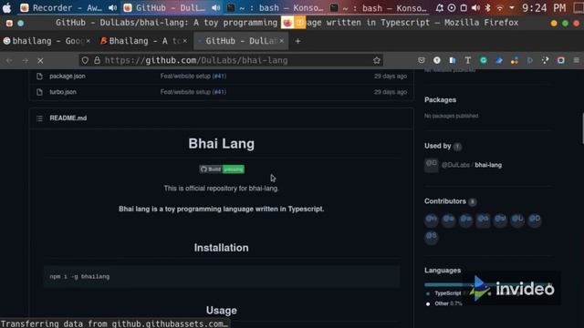 There is yet another language built using TypeScript, but this time its for fun! Checkout bhailang! смотреть онлайн