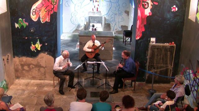 Von Call Trio op. 134, deel 1, fluit, klarinet, gitaar. смотреть онлайн
