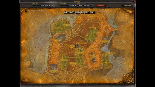 Thunderlord Stronghold Flight Master Location, WoW TBC смотреть онлайн