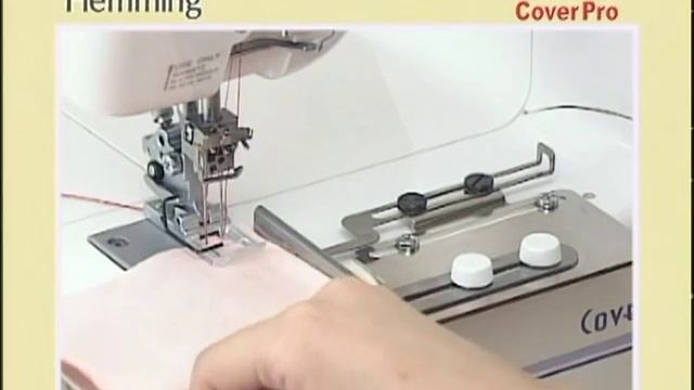 Распошивальная машина Janome Cover Pro - подрубка смотреть онлайн