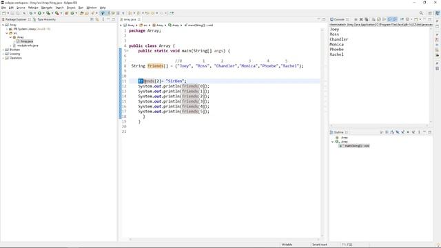 JAVA INTRODUCTION -Array (By Sir Ken) смотреть онлайн