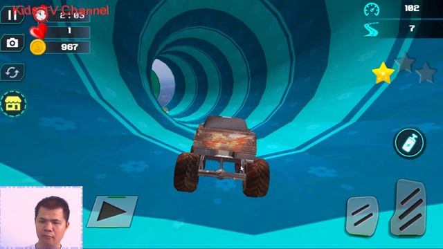 Mountain Gear Race 3D Monster Truck Stunts (By Pixel Boy Game Studio) - Gameplay - Kids TV Channel смотреть онлайн