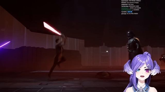 Selen finally reacts to THAT Darth Vader scene... смотреть онлайн
