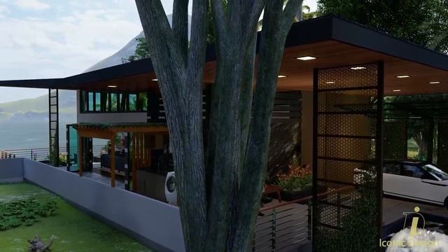 Tropical house design, Asian House Design, Beach House, Cabin In the Forest, Lumion10, Iconic Desig смотреть онлайн