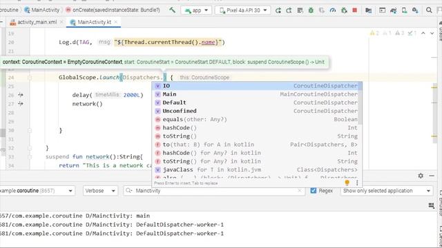 2 - Kotlin Coroutine - Suspend functions and Coroutine Context смотреть онлайн
