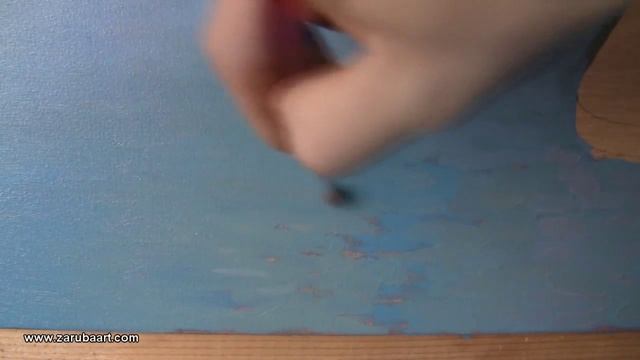 Как нарисовать воду. Рисуем море. ч.1. Часть 4. смотреть онлайн