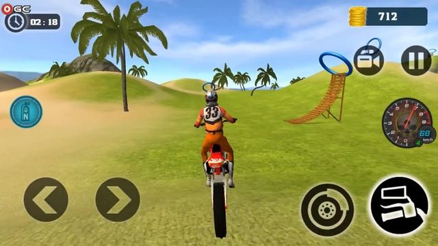 Motocross Beach Bike Stunt Racing 2018 / Motor Racer Games / Android Gameplay FHD #2 смотреть онлайн