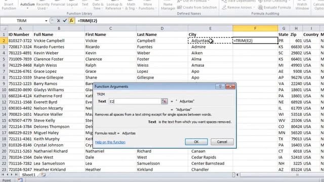 How to remove spaces in a column in Microsoft Excel 2010? смотреть онлайн