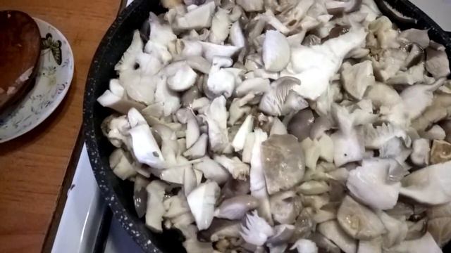 Вешенки жареные с луком в сметане . смотреть онлайн