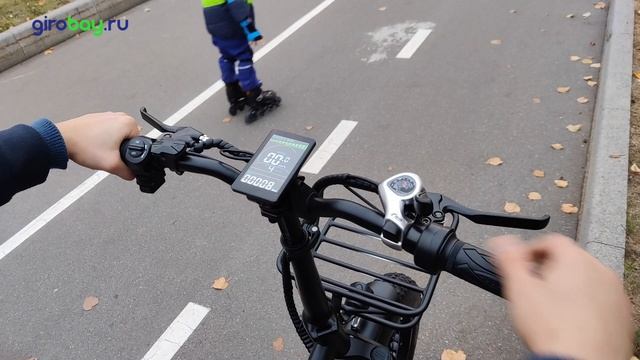 MINAKO F11 - складной электровелосипед с низкой рамой. Удобен в эксплуатации и очень надежный! смотреть онлайн