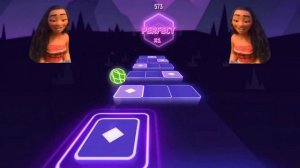 moana - how far I'll go EDM rush tiles hop